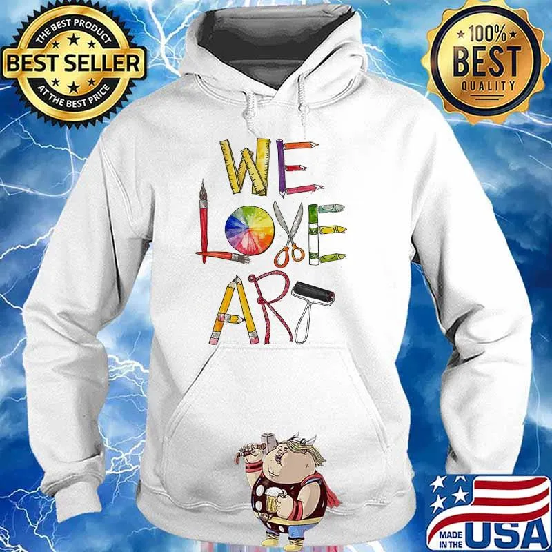 We love art teacher artist Hoodie