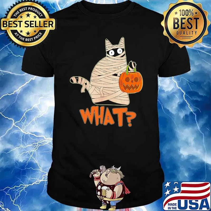 What black cat pumpkin halloween shirt