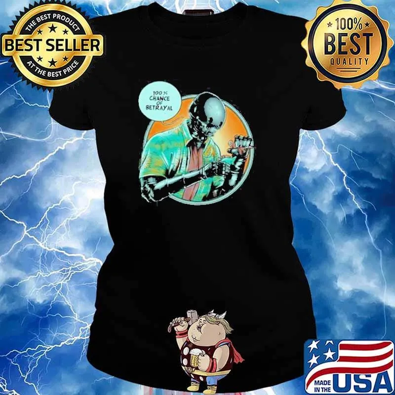 100% Chance of Betrayal Exclusive Valhalla Halvorson aka Fishmas Star Wars s Ladies tee