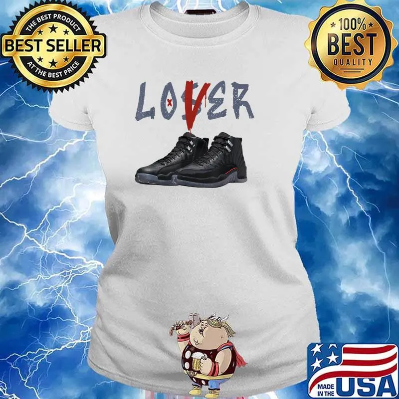 12 Utility Grind Sneaker Match Loser Love Halloween T-Shirt Ladies tee