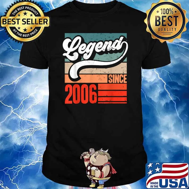 15th Birthday Vintage 2006 15 Years Old T-Shirt
