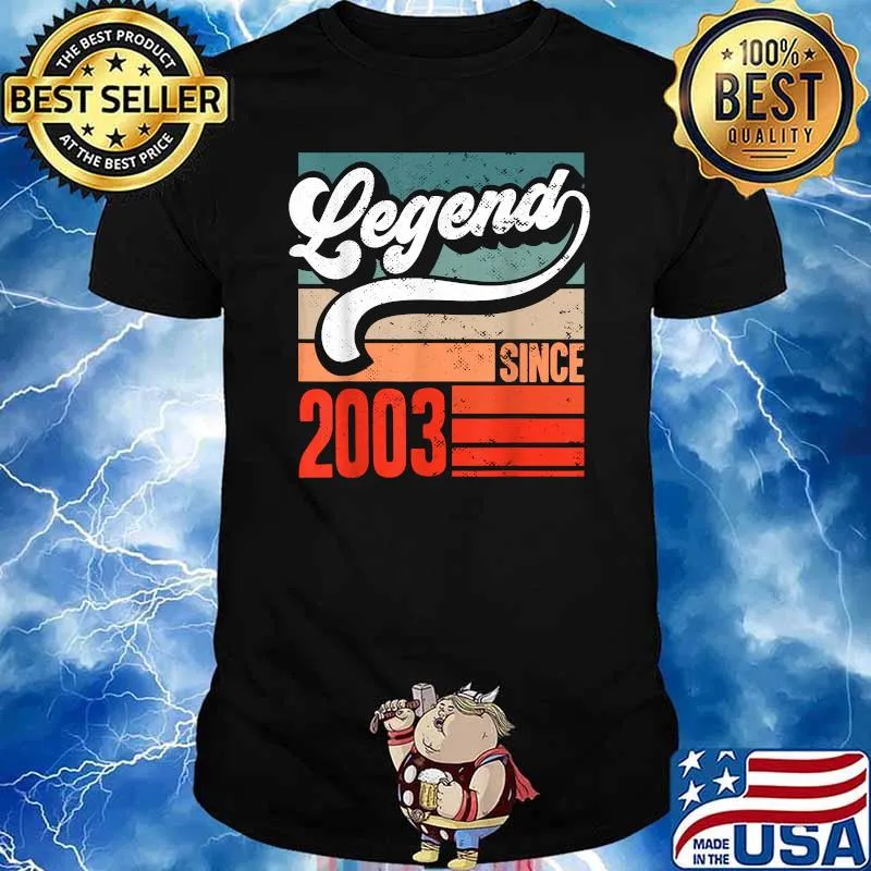 18th Birthday Vintage 2003 18 Years Old T-Shirt