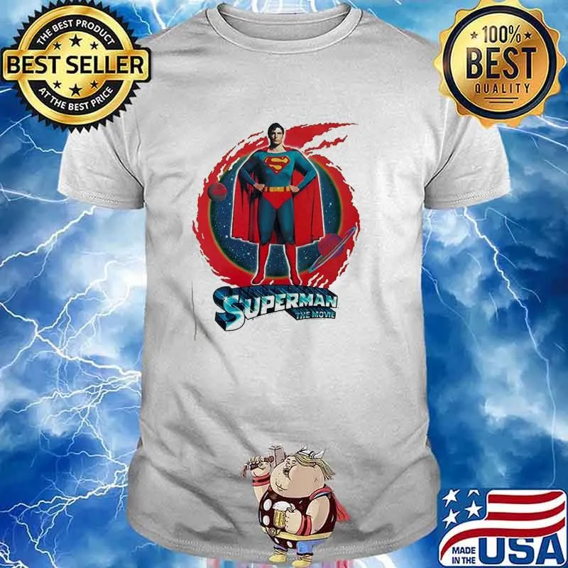 1978 Christopher Reeve de DC Comics Superman shirt