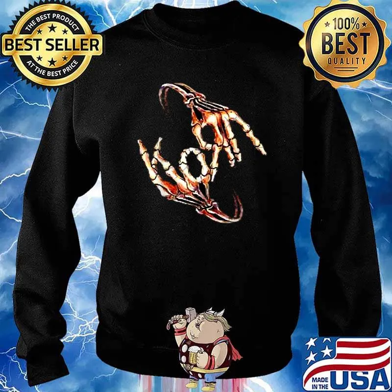 1999 Korns Rox Issues Skull T-Shirt Sweater