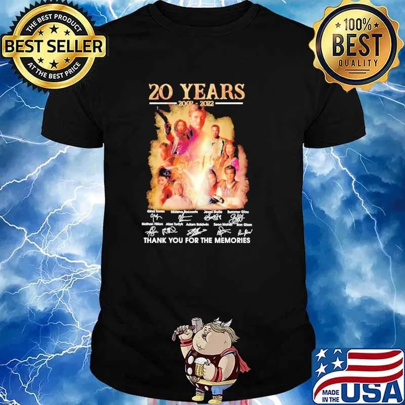 20 years 2002 2022 Firefly thank you for the memories shirt