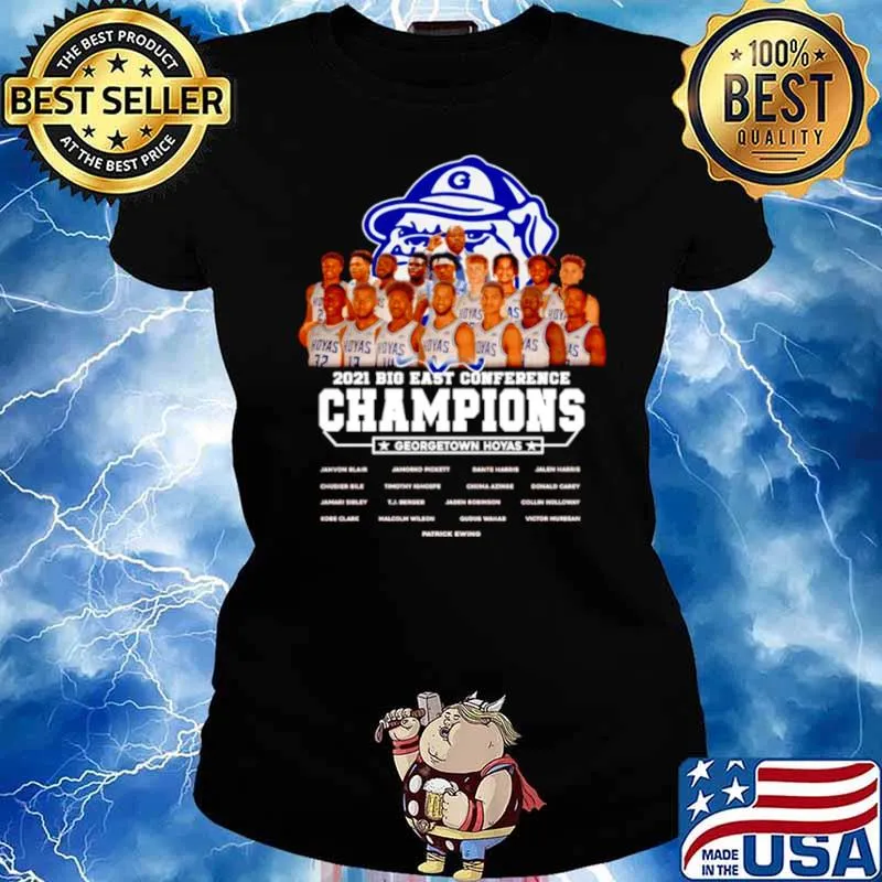 2021 Big East Conference Champions Georgetown Hoyas s Ladies tee