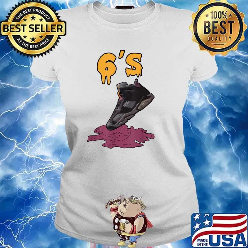 6's Bordeaux Sneaker Match T-Shirt Ladies tee