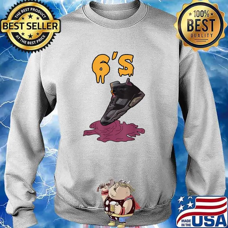 6's Bordeaux Sneaker Match T-Shirt Sweater