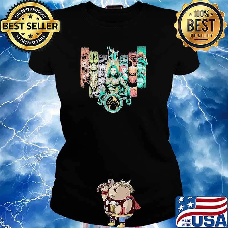 7 kingdoms of atlantis aquaman s Ladies tee