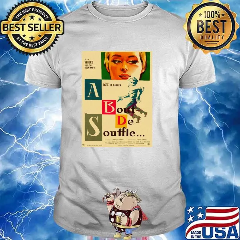 A bout de SouffleBreathless (1960) directed by Jean-Luc Godard Movie poster T-Shirt