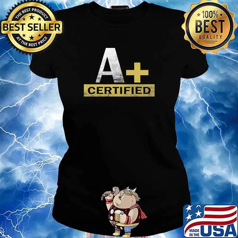 A+ Certified IT Technician T-Shirt Ladies tee