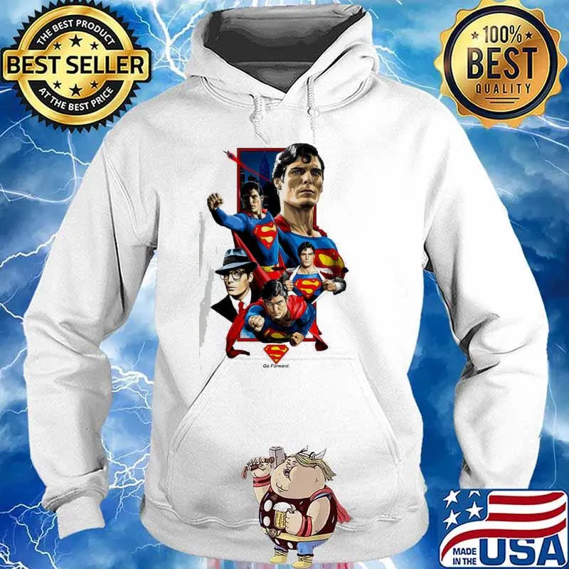 Adventures of Superman Christopher Reeve v6 T-s Hoodie