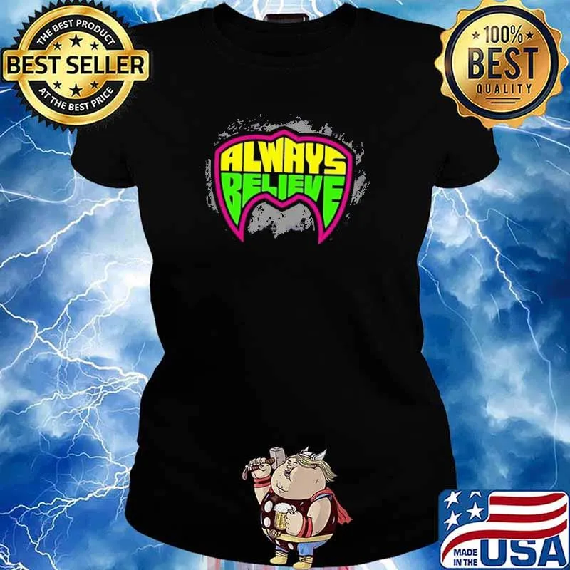 Always believe in the power bat symbol s Ladies tee