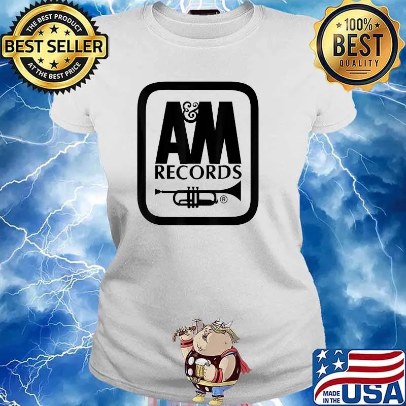 Am Records Studio Music Vintage T-Shirt Ladies tee