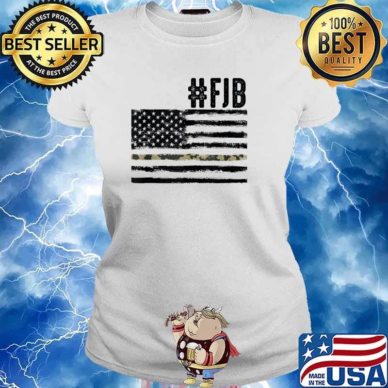 American Flag Camo Military US President Joe Biden T-Shirt Ladies tee