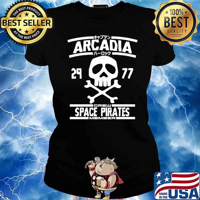 Arcadia 29 77 Space Pirates Crew Member s Ladies tee