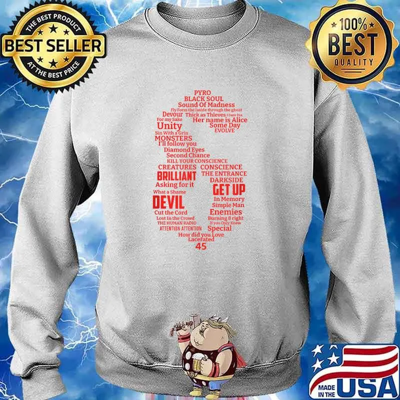 Art Shinedowns Quotes Proud Of Songs T-Shirt Sweater