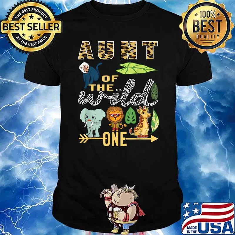 Aunt Of The Wild One Zoo T-Shirt