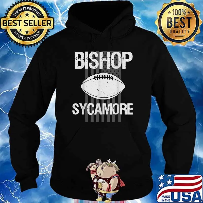 Awesome bishop-Sycamore Funny High School Fake Football Team Varsity T-Shirt Hoodie