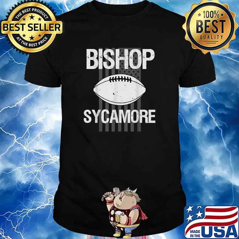 Awesome bishop-Sycamore Funny High School Fake Football Team Varsity T-Shirt