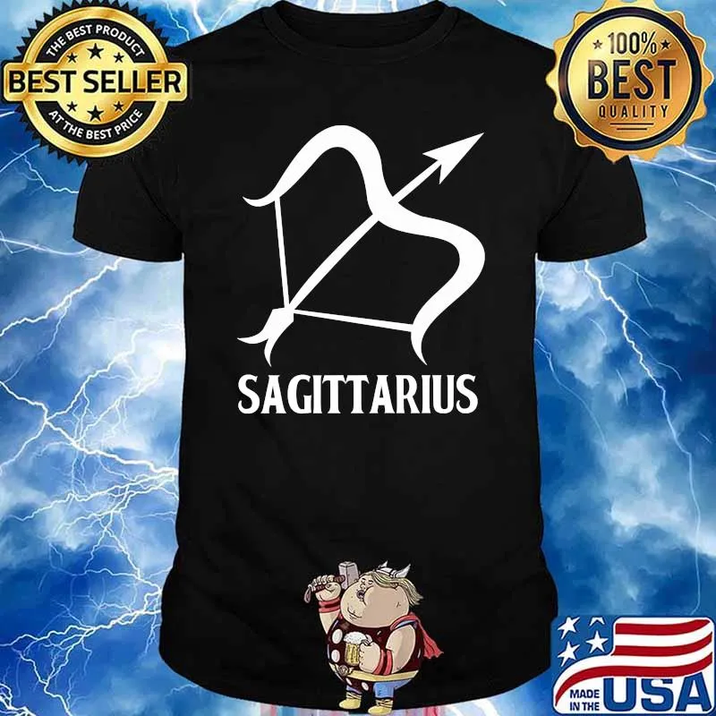 Awesome sagittarius Symbol Bow And Arrow T-Shirt