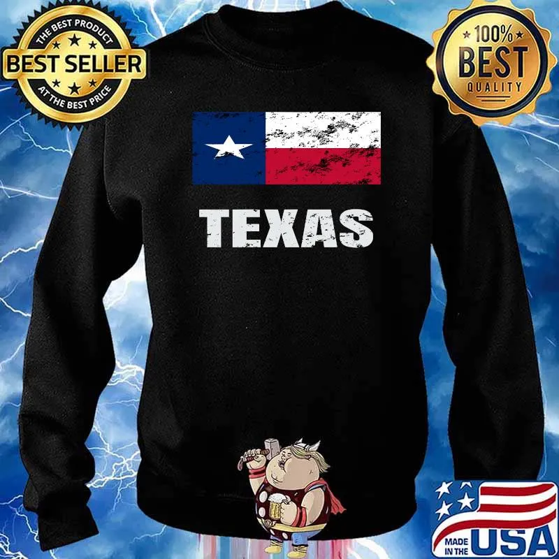 Awesome texas Vintage Patriotic American Flag 4th of July T-Shirt Sweater