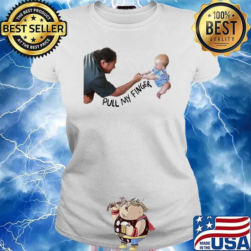 Baby pull my finger swizzle s Ladies tee