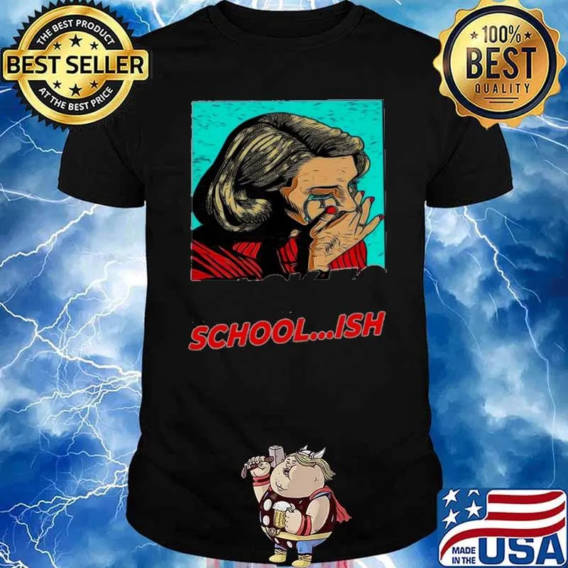 Back to schoolish woman cry shirt