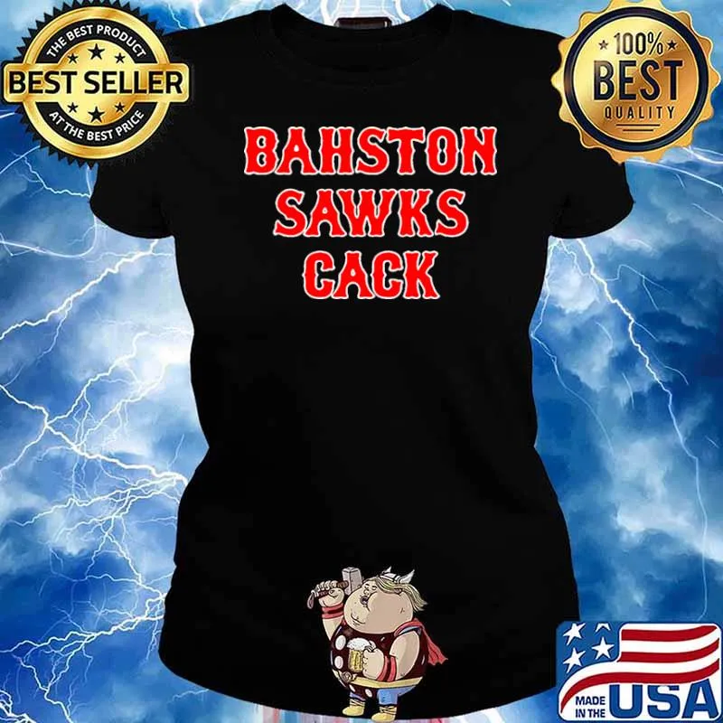 Bahston sawks cack s Ladies tee