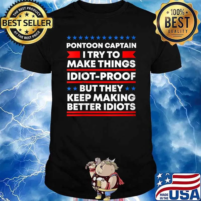 Bartender I Try To Make Things Idiot Proof T-shirt