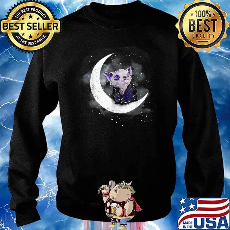 Bat Sit On The Moon T-Shirt Sweater