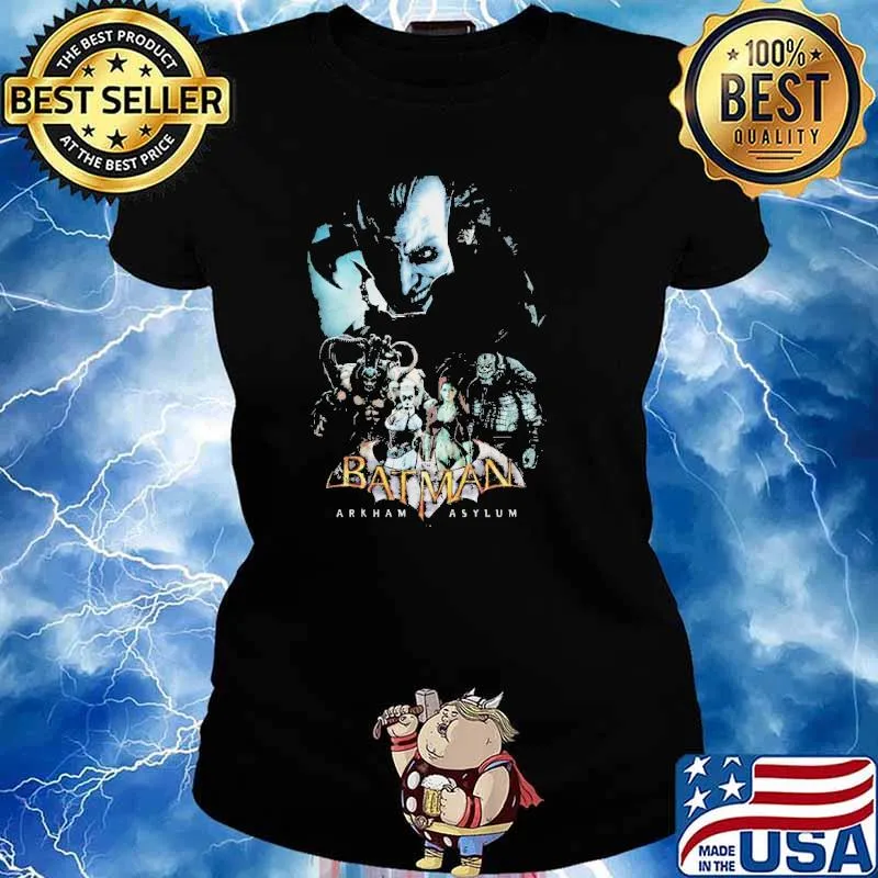 Batman arkham asylum horror movie s Ladies tee