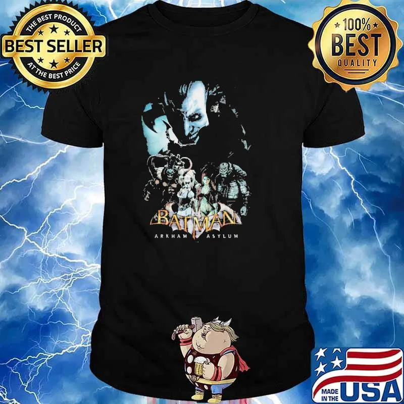 Batman arkham asylum horror movie shirt