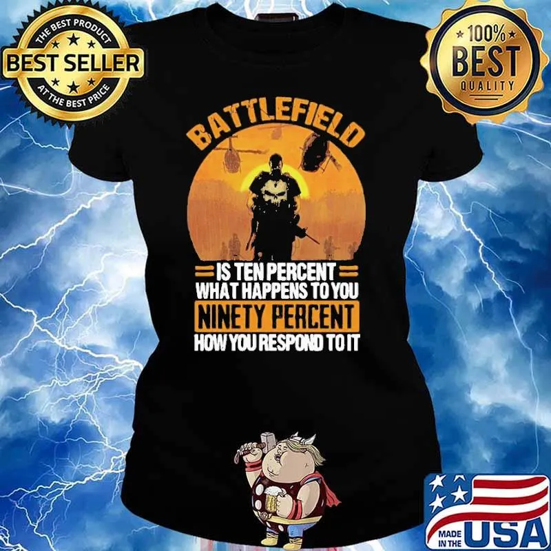 Battlefield Is Ten Percent What Happens To You Shirt Ladies tee