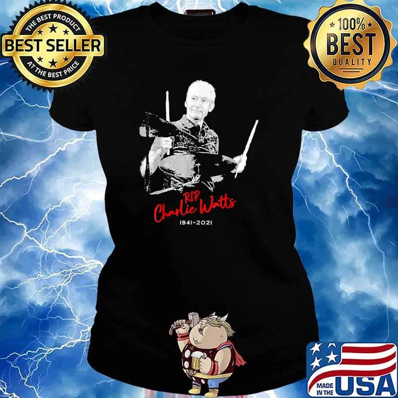 Best charlie Watts Always the coolest Stone Legendary Drummer T-Shirt Ladies tee