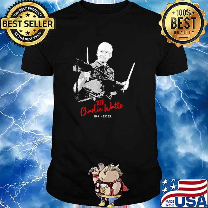 Best charlie Watts Always the coolest Stone Legendary Drummer T-Shirt