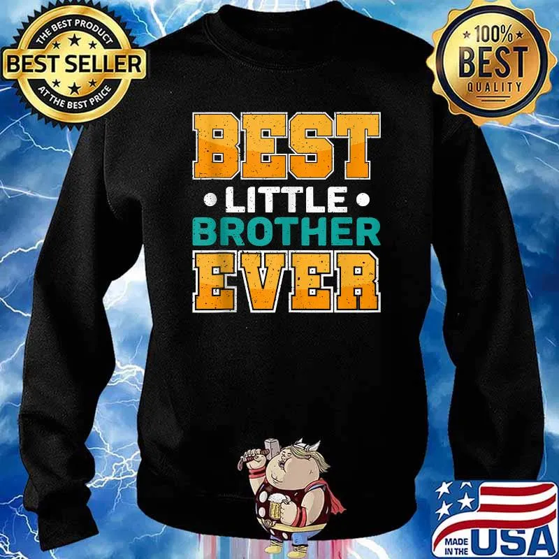 Best Little Brother Ever Retro T-Shirt Sweater