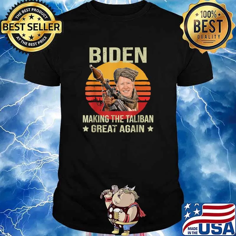 Biden Making The Taliban's Great Again Vintage Sunset T-Shirt