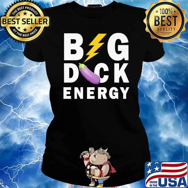 Big dick energy eggplant s Ladies tee