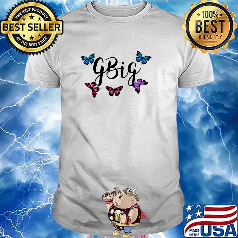Big Little Sorority Butterfly Reveal. GBig T-Shirt