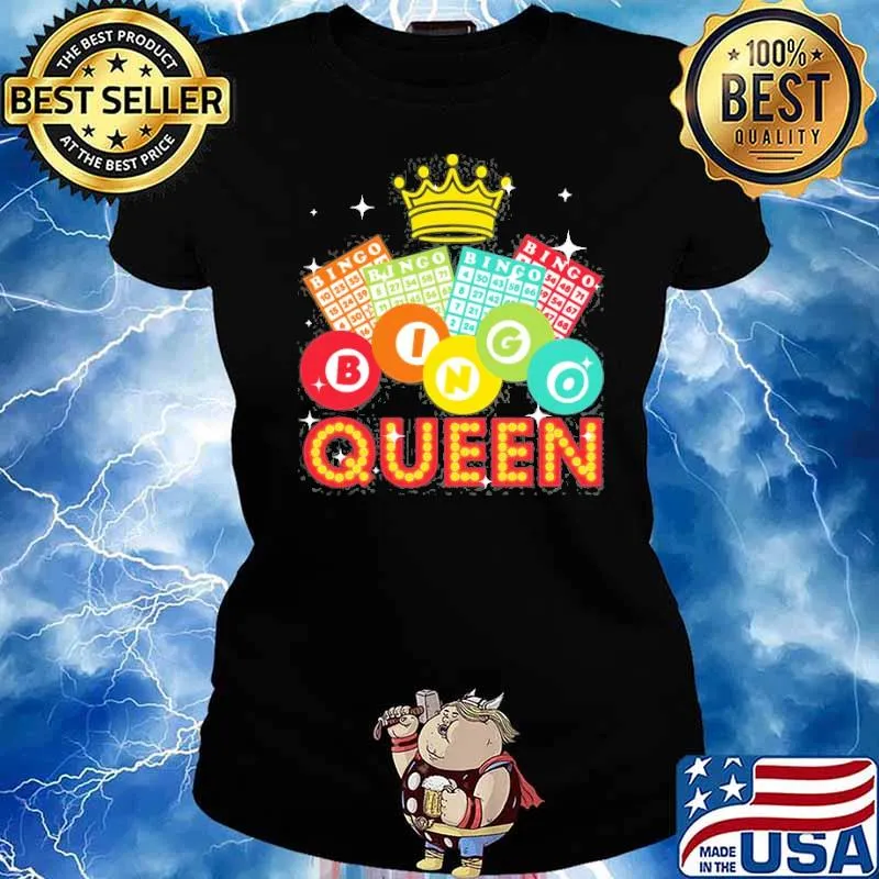 Bingo Queen Lovers Shirt Ladies tee