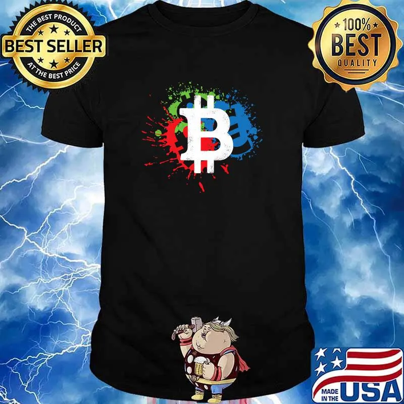 Bitcoin Will Win - Bitcoin Watercolor T-Shirt