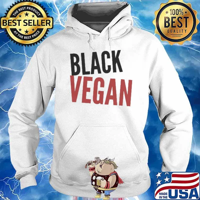 Black Vegan s Hoodie