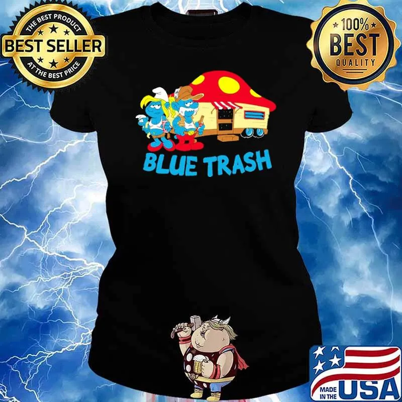 Blue trash The Lost Village s Ladies tee