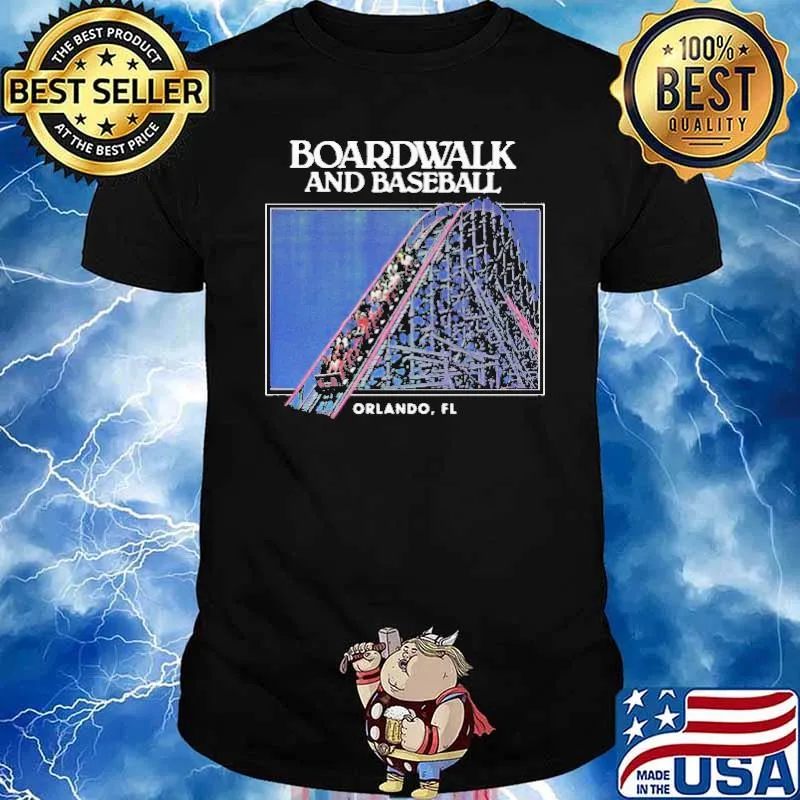 Boardwalk And Baseball Shirt
