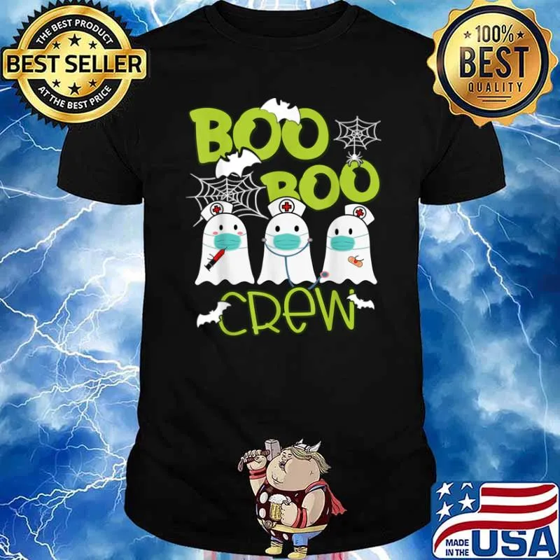 Boo Boo Crew Nurse Halloween Ghost Shirt
