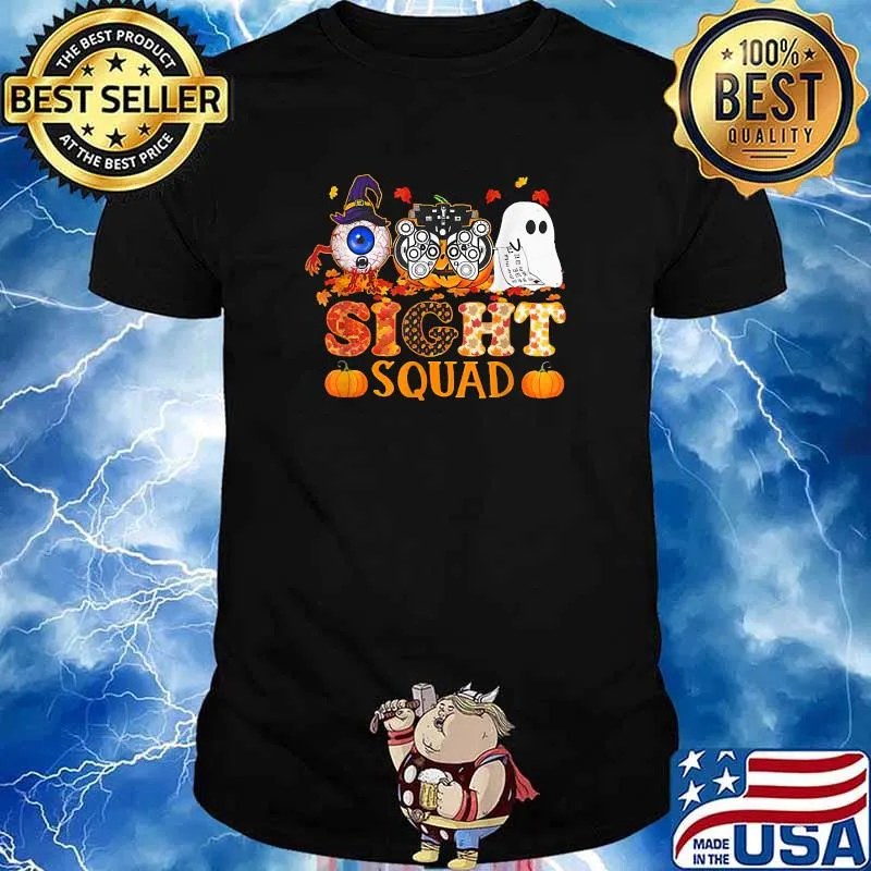 Boo Pumpkin Game Witch Sight Squad Halloween T-Shirt