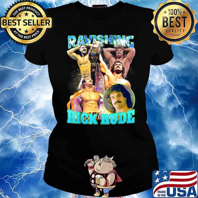 Boot Leg Ravishing Rick Rude T-Shirt Ladies tee