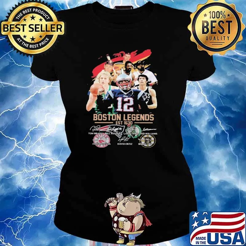 Boston Legends est 1630 signature s Ladies tee