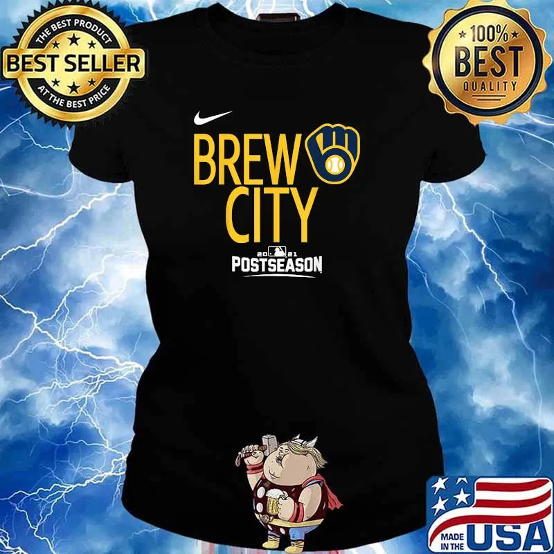 Brewers City Postseason 2021 T-Shirt Ladies tee